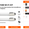 MASTIFF400 WI-FI IOT - Bluetooth Wi-Fi IoT sada pohonu pro dvoukřídlou bránu do 7m průjezdu